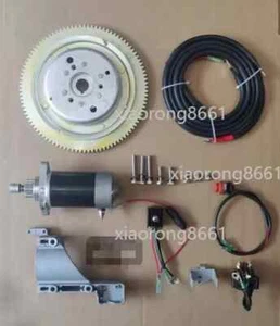 1 juego kit de conversión de arranque eléctrico para fueraborda Yamaha estilo antiguo 2 tiempos 40 HP - Imagen 1 de 1