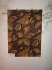 Kravet, Godwit, Floral/Paisley Remnants, 18" W X 25" L, Color Brown