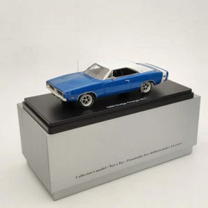 1:43 DODGE CHARGER R/T SE 1969 - blue & white Resin Limited Models - Picture 1 of 8