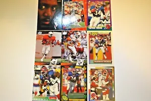 Thurman Thomas Football Karten Lot, 9 Karten, Buffalo Bills, Hall of Famer Lot #47 - Bild 1 von 2