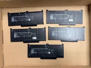 Genuine 60Wh MXV9V Dell Battery For Latitude 7300 7400 5300 - B Grade - Lot of 5 - Picture 1 of 2