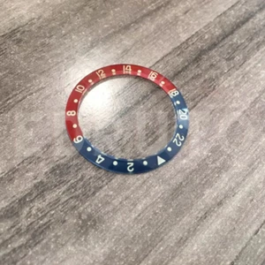 Inserto de bisel de baquelita negro rojo para reloj Rolex GMT Master 6542 - Imagen 1 de 12