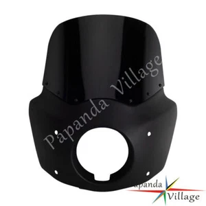 Club Style Front Headlight Fairing + 11" Windshield For Harley Softail FXBB FXST - Bild 1 von 7