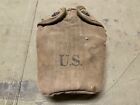 ORIGINAL WWII US ARMY M1942 MOUNTED AIRBORNE PARATROOPER CAVALRY CANTEEN COVER