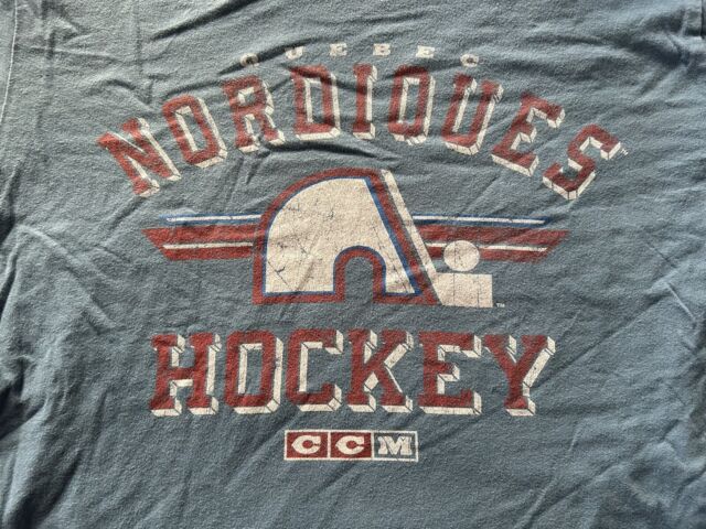 Quebec Nordiques NHL 47 Brand Tubular Vintage NHL Team Shirt