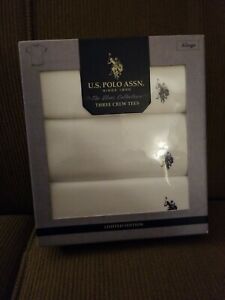 New U.S. Polo Assn. The Blues Collection Three (3) Ribbed Tanks - White - XXL