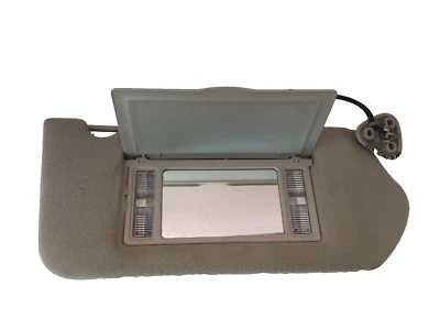 Chevrolet Impala 2000-2005 parasol de pasajero marrón claro iluminado OEM Foto 1 de 4