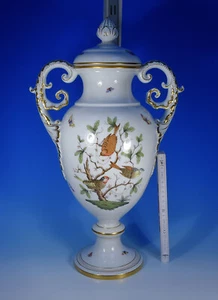 Herend "Rothschild" gr. Deckel-Vase 50 cm. 1.Wahl - Bild 1 von 4