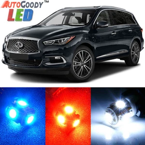 14 x Premium Xenon White LED Lights Interior Package Kit for Infiniti QX60 QX50 - Picture 1 of 9