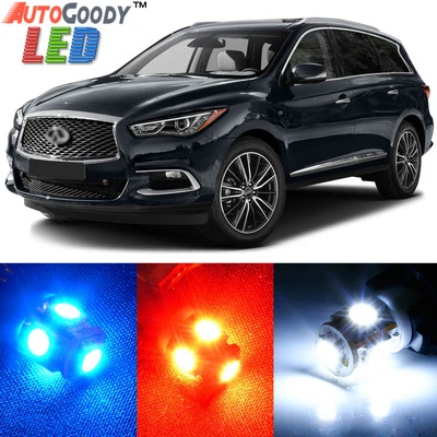 Kit de paquete interior de 14 luces LED blancas de xenón premium para Infiniti QX60 QX50 Foto 1 de 4