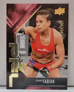 2022 Upper Deck PFL Genah Fabian #24 Red Parallel /899 - Picture 1 of 2