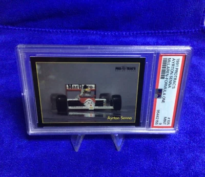 1991 PRO TRAC'S FORMULA ONE # 105 AYRTON SENNA - McLAREN  - PSA 9 - Image 1 of 4
