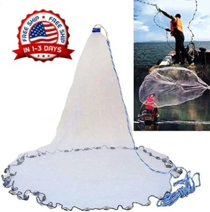 Red de Pesca para Cebo Atarraya para Pesca 3/8 Pulgadas Fuerte 6 Pies Nuevo 2023 - Imagen 1 de 8