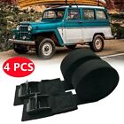 High strength Car Roof Tie Down Straps with Zinc Alloy Buckle Set of 4