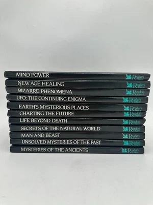 Lot Of 11 READERS DIGEST QUEST FOR THE UNKNOWN Hardcover Books UFO Mysteries  - Image 1 of 4
