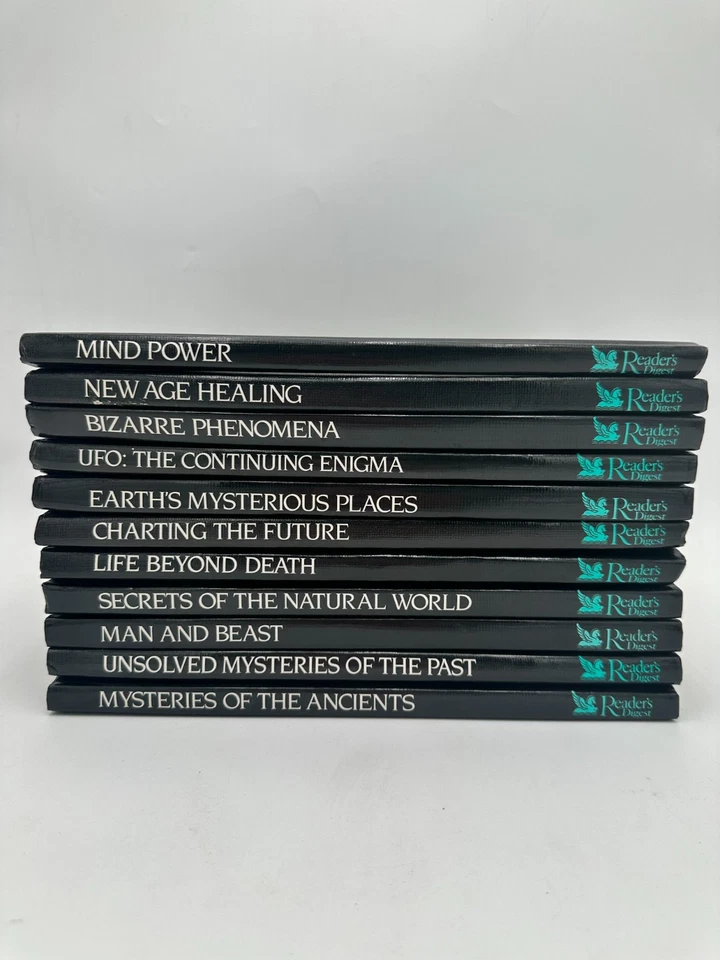 Lot Of 11 READERS DIGEST QUEST FOR THE UNKNOWN Hardcover Books UFO Mysteries  — 第 1/4 张图片