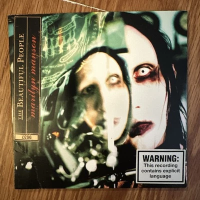 Marilyn Manson The Beautiful People CD single 1997 Australia import VG+ Foto 1 de 4