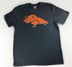 Denver Broncos Hombres 47 Marca NFL Equipo Ropa Camiseta Talla Grande Negra - Imagen 1 de 4