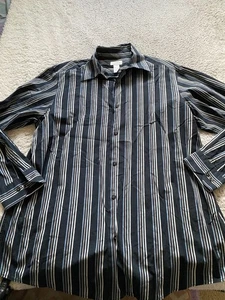 Concepts Men Striped Long Sleeve Button-Up Shirt Multicolor Size XLT - Picture 1 of 7