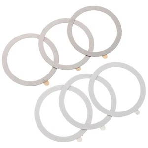 6 Piezas Anillo Magnético Estuche Teléfono Móvil Accesorios Montaje Anillos de Metal Adhesivo - Imagen 1 de 12