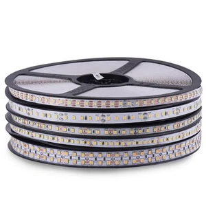 5-20M 2835 SMD LED Strip Light 12V 24V Warm Cool White DIY Tape Lights 120leds/m - Picture 1 of 21