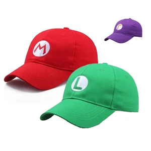 Mario Luigi WaLuigi Boo Sombrero Gorra de Camionero de Béisbol / Super Mario Bros. AJUSTABLE - Imagen 1 de 9