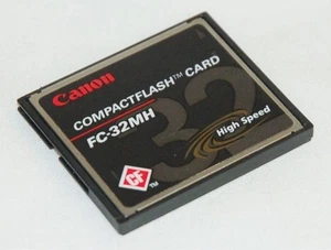 Vintage Retro Canon 32 MB CompactFlash Memory Card (FC-32MH) - Picture 1 of 1