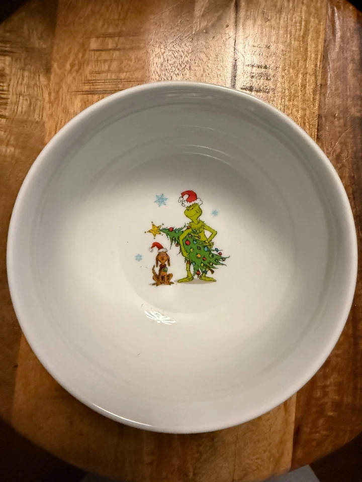 NUEVO CUENCO DE CEREAL BLANCO ZRIKE DR SEUSS GRINCH WHO STOLE CHRISTMAS MAXL Foto 1 de 2