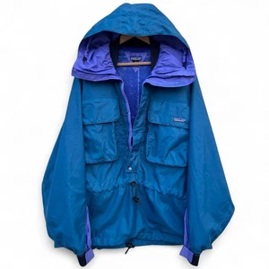 Vintage Patagonia Deep Wading SST Skanorak Fly Fishing Jacket Hooded S3 Green XL - Picture 1 of 24