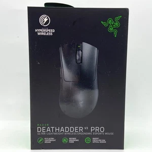 Razer DeathAdder V3 Pro Ultra Lightweight Wireless Gaming Mouse Black - Picture 1 of 7