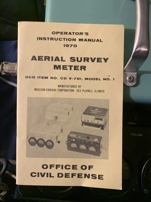 Sistema medidor de inspección detector de radiación nuclear OCD V-781 - Victoreen Aerial Foto 1 de 4