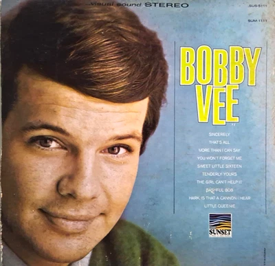 Bobby Vee Vintage 12" Vinyl 33 RPM LP Self-Titled Record Album 1968 Stereo - Image 1 of 4
