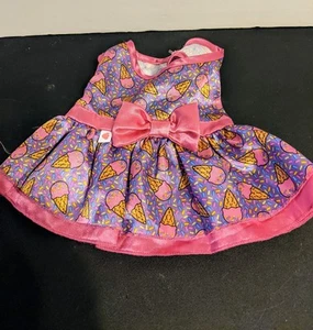 Build-A-Bear Promise Pets Ice Cream Dress Clothing For Stuffed Animals - Picture 1 of 3