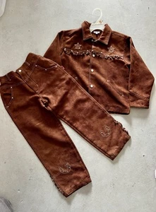 VINTAGE KIDS RARE WESTERN OUTFIT SIZE 7 - Picture 1 of 8