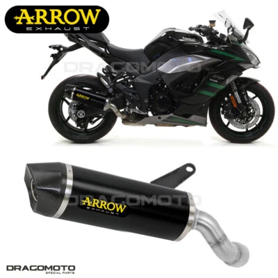 Exhaust KAWASAKI NINJA 1000 SX TOURER 2021 2022 ARROW ALU Black CC INDY RACE - image 1 of 4