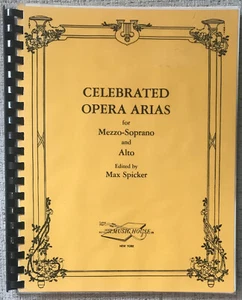 " CELEBRATED OPERA ARIAS FOR MEZZO-SOPRANO AND ALTO" 1985 REPRINT SPIRAL BOUND - Picture 1 of 1