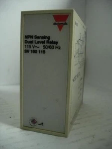 ELECTROMATIC SV190 115 NPN SENSING DUAL LEVEL RELAY 115V 50/60HZ WOW!! - Picture 1 of 3