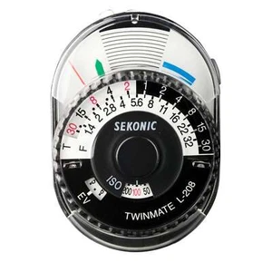 Sekonic L-208 TWINMATE Analog Light Meter - Picture 1 of 4