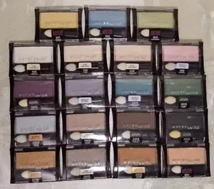 BUY 2 GET 1 FREE (Add 3 To Cart) Maybelline Expert Wear Eye Shadow Single - Picture 1 of 18