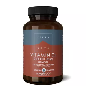 TERRANOVA Vitamina D3 2000iu Complesso - 100 capsule - Foto 1 di 1