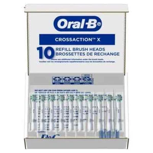 Oral-B Cross Action X Electric Toothbrush Replacement Brush Heads - 10 Count - Picture 1 of 6
