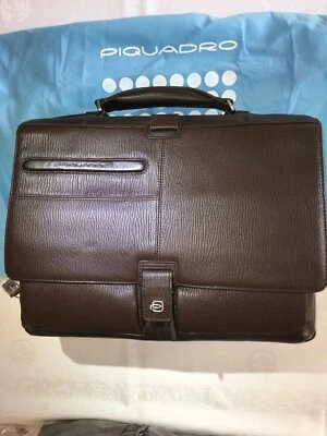 PIQUADRO cartella in pelle, condizione nuova - Immagine 1 di 4
