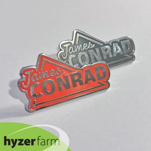 MVP JAMES CONRAD *ELIGE TU COLOR* PIN ESMALTADO Hyzer Farm disco bolsa de golf/camisa alfiler - Imagen 1 de 3