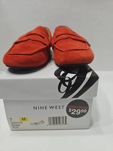 Nine west shoes size 7 Women's 25007815 DC7 Red SU - Picture 1 of 14