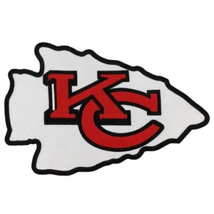 Kansas City Chiefs Football große Größe 12,5""x8,0"" nähen bestickt aufbügeln Aufnäher - Bild 1 von 11