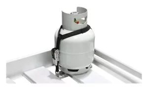 ROOF RACK PLATFORM & TRAY GAS BOTTLE HOLDER FITS MOST BRANDS $99 POST FREE - Picture 1 of 8