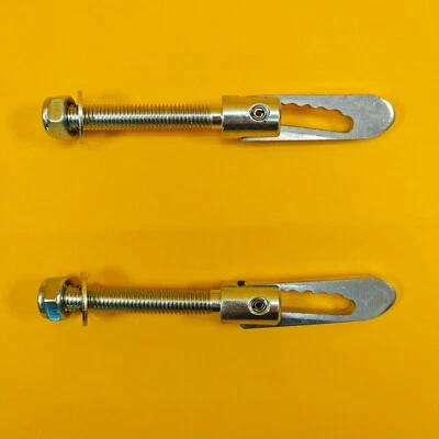 MAYPOLE 2x Antiluce Fasteners Drop Catch M12 x 75mm Drop Lock Horsebox Trailer Tailgate