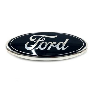fits F-150 FORD 2004-2016 7"x2.8'' LOGO Grille or Tailgate BLUE /CHROME - Foto 1 di 4