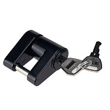 Trailer Coupler Lock Tow Boat Car With Keys 1/4 Inch Dia RV Hitch Anti-theft