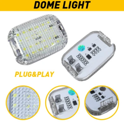 2x Área de Carga de Luz LED Cúpula Interior para 2015-2024 Ford Transit 150 250 350 HD - Imagem 1 de 4